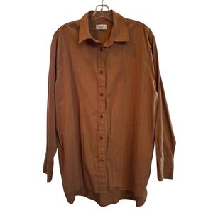 WORN ON-SET OF ORPHAN BLACK - Hudson North - Women's Tan Boyfriend Shirt